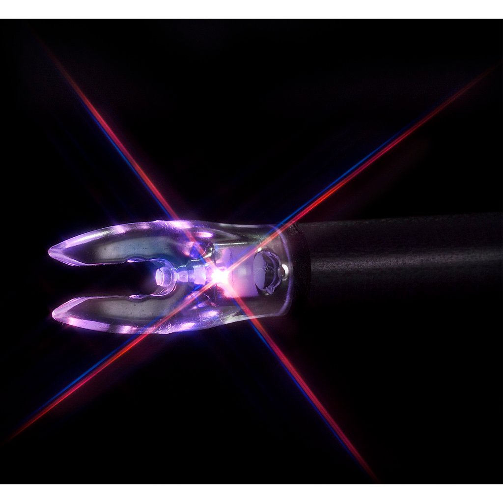 Nockturnal FIT Lighted Nocks Strobing Red/Blue 3 pk.
