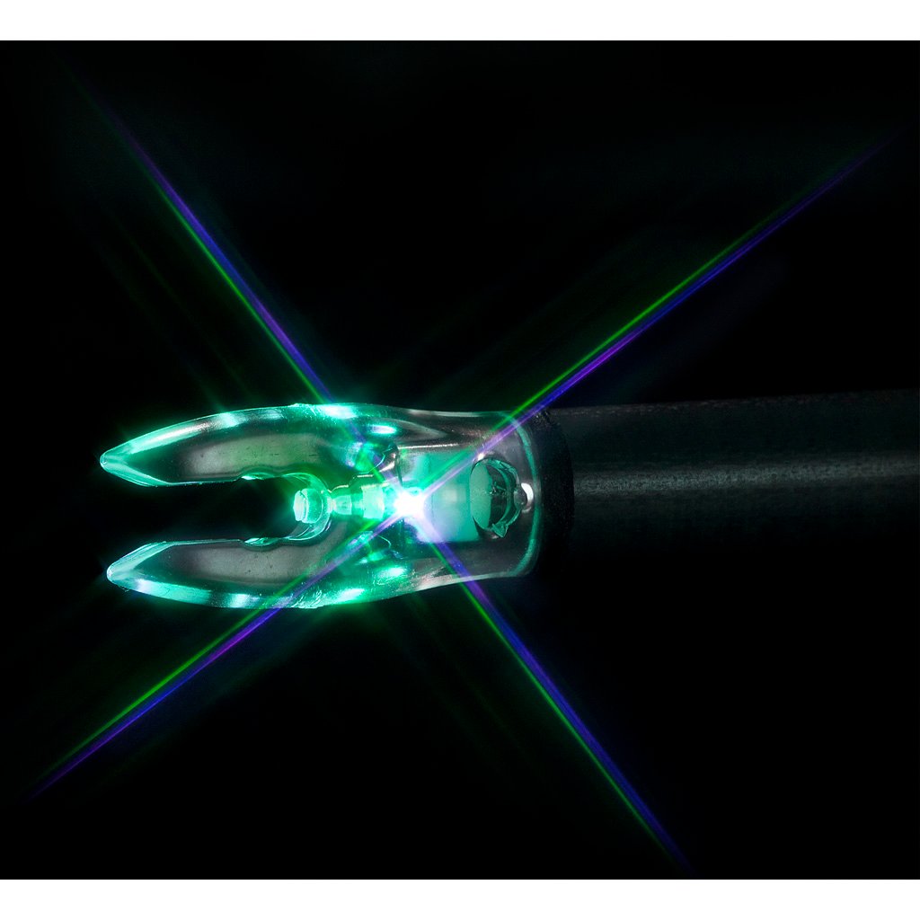 Nockturnal FIT Lighted Nocks Strobing Blue/Green 3 pk.