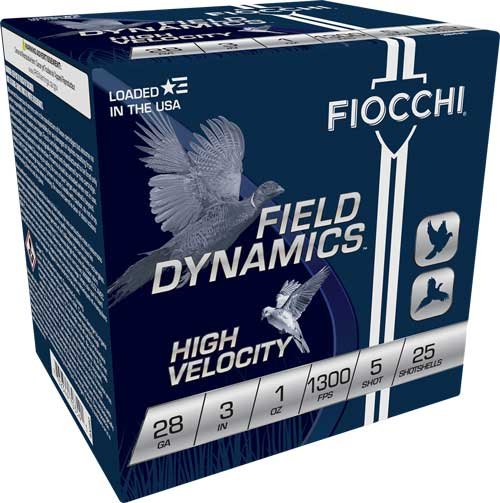 A283HV5 FIOCCHI 28GA 3" 1OZ #5 1300FPS - 25RD 10BX/CS