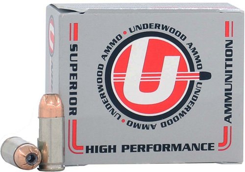 A332U_1 UNDERWOOD 45 ACP +P 185GR JHP - 20RD 10BX/CS