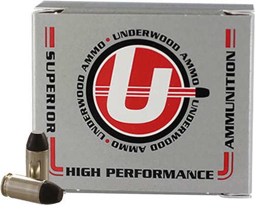 UNDERWOOD 380 ACP 100GR - HARD CAST FN 20RD 10BX/CS