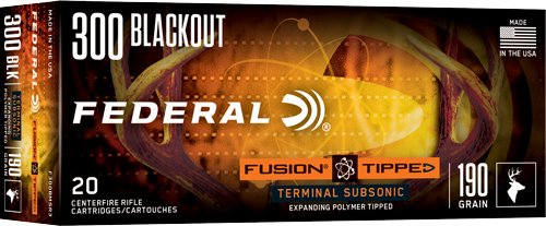 AF300BMSR3 FEDERAL FUSION 300 AAC 190GR - SUBSONIC FUSION 20RD 10BX/CS