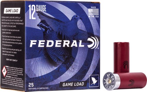 AH1216 FEDERAL GAME LOAD 12GA 2.75" - 1OZ #6 25RD 10BX/CS