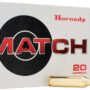 HORNADY MATCH VARMINT 22 ARC - 88GR ELD MATCH 20RD 10BX/CS