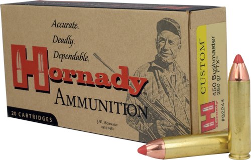 AHDY82244_2 HORNADY 450 BM 250GR FTX 20RD - 10BX/CS