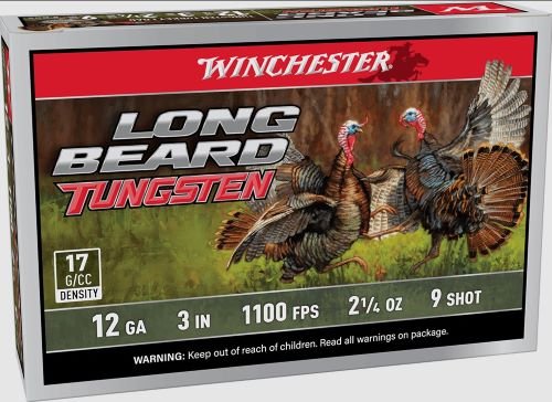 ALBT1239 WINCHESTER LONG BEARD TS17 - 12GA 3" 2-1/4OZ #9 5RD 10BX/CS