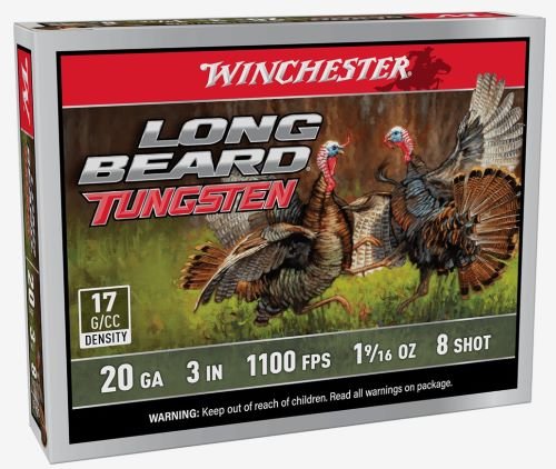 ALBT2038 WINCHESTER LONG BEARD TS17 - 20GA 3" 1-9/16OZ #8 5RD 10BX/C