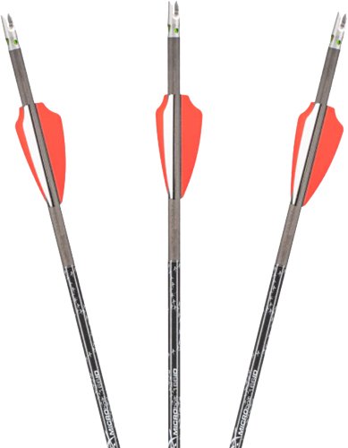 AX10002.jpg AXE CROSSBOW MICRO BOLT .166" - W/RED LIGHTED NOCK 18" 3PK