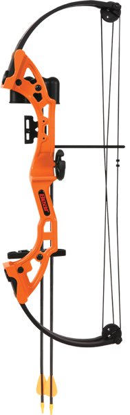 AYS300TR.jpg BEAR ARCHERY YOUTH COMPOUND - BOW BRAVE RH ORANGE AGE 8+