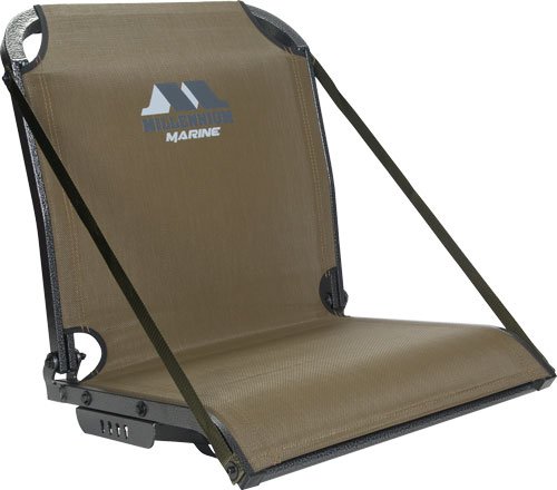 B100GN.jpg MILLENNIUM B100 BOAT SEAT WITH - ARM REST STRAPS GREEN