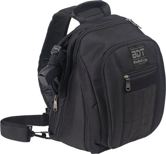 BDT408B.jpg BULLDOG BDT SMALL SLING PACK - W/MOLLE WEBBING BLACK