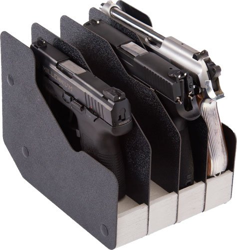 BMWRM14.jpg BENCHMASTER WEAPON RACK FOUR - GUN PISTOL RACK
