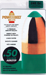 CVA1589AT.gif CVA POWERBELT AT BULLETS - 50 CALIBER 245GR 15CT