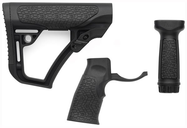 DD45006 DANIEL DEF. AR15 FURNITURE KIT - BLACK MIL-SPEC