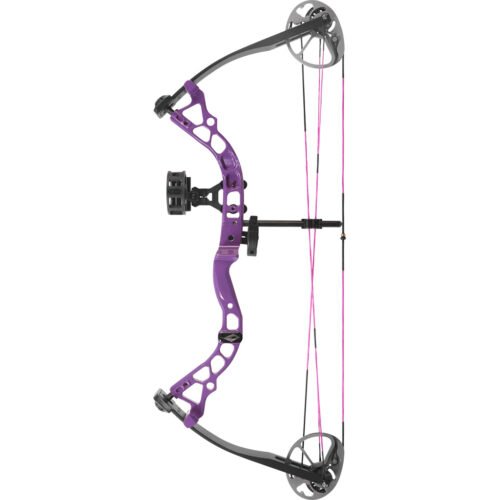 Diamond Atomic Bow Package Purple 12-24 in. 29 lbs. LH