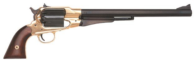 FR185812.jpg TRADITIONS BP REVOLVER BISON - 44 CAL 12" BRASS/WALNUT
