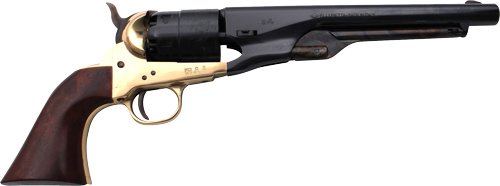 FR18601.jpg TRADITIONS BP REVOLVER 1860 - COLT ARMY 44 CAL 8" BRASS/WAL