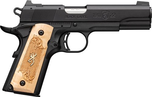 G051067490.jpg BROWNING 1911-22 22LR FS - MEDALLION 4.25" BLACK/MAPLE