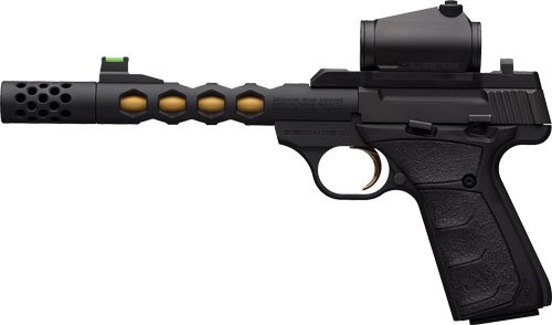 BROWNING BUCK MARK VISION UFX - 22LR 5.9" BLK/GOLD W/ VORTEX