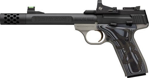 G051599490_LEFT.jpg BROWNING BUCK MARK PLUS 22LR - 5.9" W/CT RED DOT THREADED