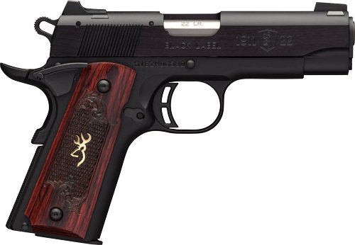 G051852490_1.jpg BROWNING 1911-22 MEDALLION - COMPACT 22LR 3.6"FS BLK/RSWD