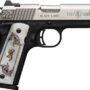BROWNING 1911-380 SS/ENGRAVED - 380ACP FS 4.25" WHITE PEARL