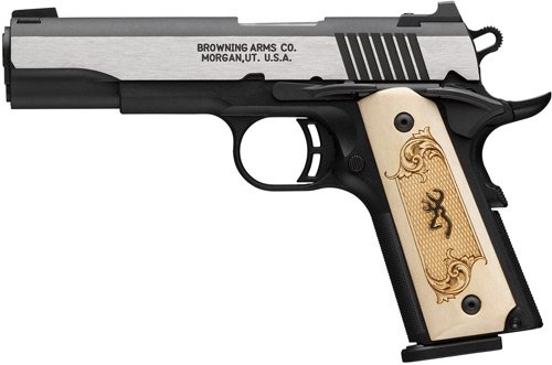 BROWNING 1911-380 BLACK LABEL - 380ACP 4.25"FS 10RD MAPLE