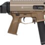G197892030038 GRAND POWER STRIBOG SP10A3 - 10MM 8" BBL 20RD W/ BRACE FDE