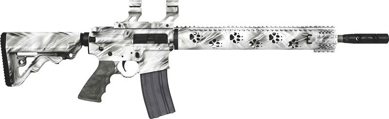 GFE1515GST.jpg RRA LAR15 PREDATOR2 223 WYLDE - W/SCOPE MOUNT 16" BBL GHOST