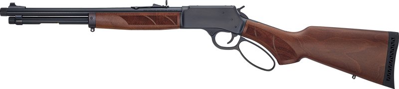 GH012PGR357_LEFT HENRY H12 PROTECTOR CARBINE - 357/38SP 16.5" PG BLUED/WALNUT