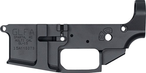 GL15BLKS GLFA AR-15 STRIPPED LOWER - RECEIVER ALUMINUM BLACK