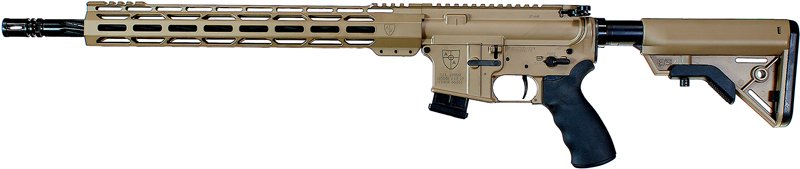 ALEXANDER TACTICAL 17HMR 18" - STRAIGHT FLUTED BBL 10RD FDE