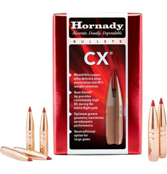 HDY26111.jpg HORNADY BULLETS 6.5MM .264 - 90GR CX 50CT 25BX/CS