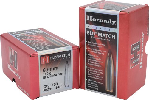 HDY26331_2.jpg HORNADY BULLETS 6.5MM .264 - 140GR ELD-M MATCH 100CT 15BX/C