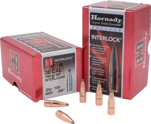 HDY3031_1.jpg HORNADY BULLETS 30 CAL .308 - 150GR JSP 100CT 15BX/CS