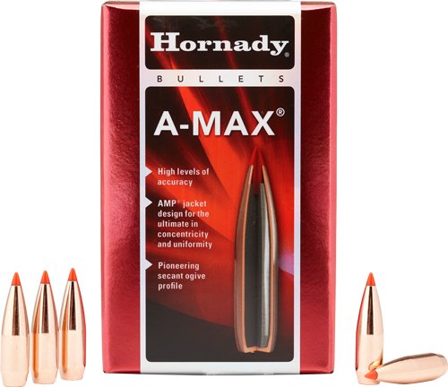 HORNADY BULLETS 30 CAL .308 - 168GR A-MAX 100CT 15BX/CS