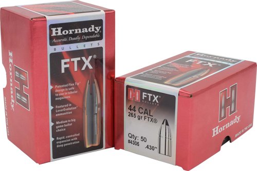 HDY4305_2.jpg HORNADY BULLETS 44 CAL .430 - 265GR FTX 50CT 15BX/CS