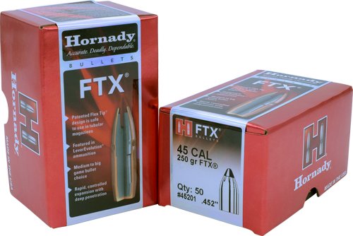 HDY45201_2.jpg HORNADY BULLETS 45 CAL .452 - 250GR FTX 50CT 25BX/CS