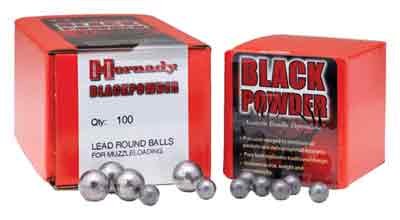 HORNADY .535 .54 CALIBER - ROUND BALL 100CT 15BX/CS