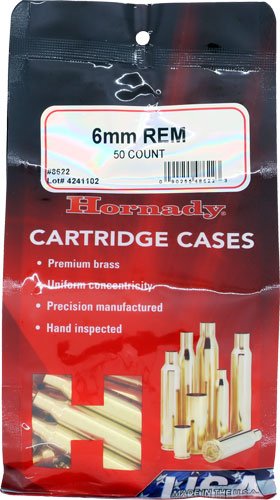 HDY8622_1.jpg HORNADY UNPRIMED CASES 6MM - REMINGTON 50 PACK 5PK/CS