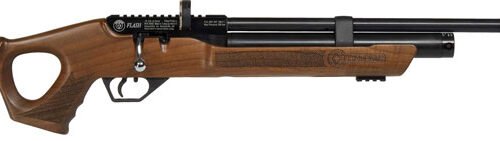 HATSAN FLASH QE .25 PCP 900 - FPS WALNUT/BLUED W/ 2 MAGS