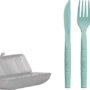 KA-BAR LUNCH PAL W/SPOON/FORK/ - KNIFE WITH LIGHTWEIGHT CASE