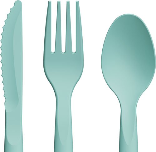 KA-BAR LUNCH PAL W/SPOON/FORK/ - KNIFE WITH LIGHTWEIGHT CASE