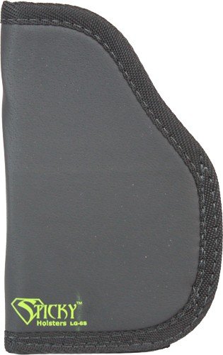 LG6SLASER STICKY HOLSTERS COMPACT AUTOS - W/LASER 3"-4" BRL RH/LH BLACK