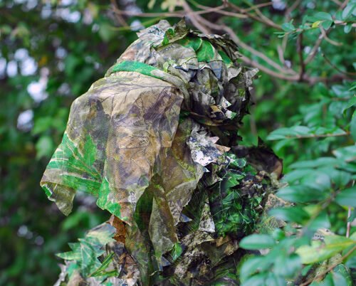 TITAN 3D LEAFY FACE MASK MOSSY - OAK OBSESSION NWTF