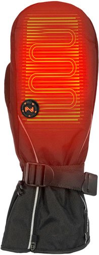 MOBILE WARMING UNISEX STORM - HEATED MITTEN BLACK X-LARGE