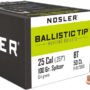 NOSLER BULLETS 25 CAL .257 - 100GR BALLISTIC TIP 50CT