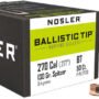 NOSLER BULLETS 270 CAL .277 - 130GR BALLISTIC TIP 50CT