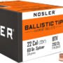 NOSLER BULLETS 22 CAL .224 - 60GR BALLISTIC TIP 250CT