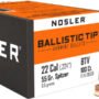 NOSLER BULLETS 22 CAL .224 - 55GR BALLISTIC TIP 100CT